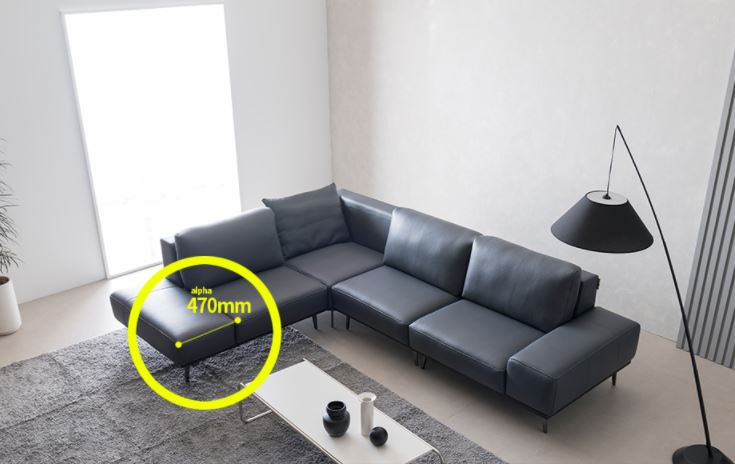 Mẫu ghế sofa da góc L HNS15 trẻ trung và sang trọng cuốn hút! - Ảnh 6