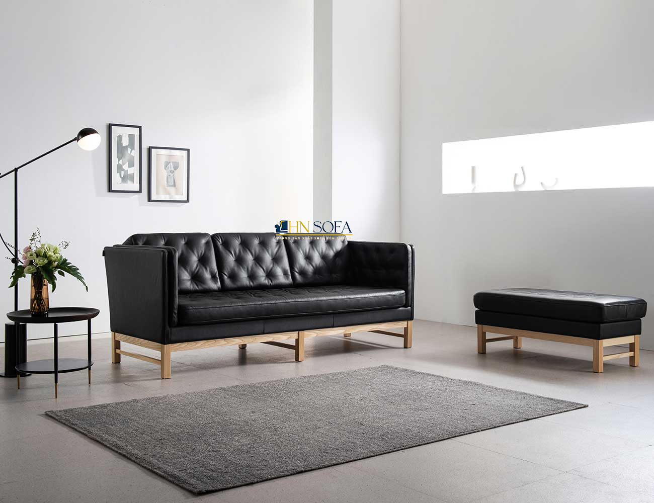 Mẫu sofa văng tân cổ điển sang trọng HNS44