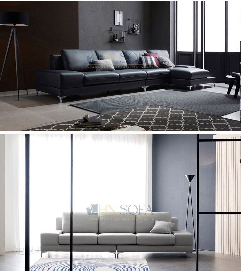 Sofa văng bọc nỉ HNSN06 thiết kế gọn gàng với màu xanh dịu nhẹ - Ảnh 6