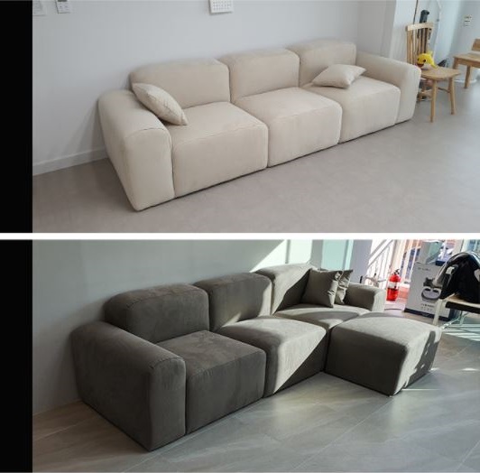 Sofa bọc nỉ HNSN01 sang trọng theo phong cách Ý - Ảnh 8