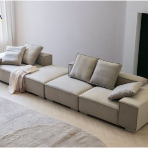 Alternative view of Sofa văng nỉ hiện đại HNSN03 thiết kế linh hoạt mọi không gian
