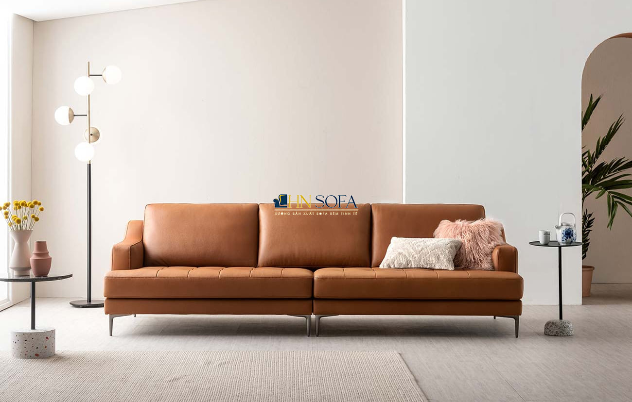 Sofa văng da bò Ý HNS99 bền bỉ cùng năm tháng - Ảnh 3