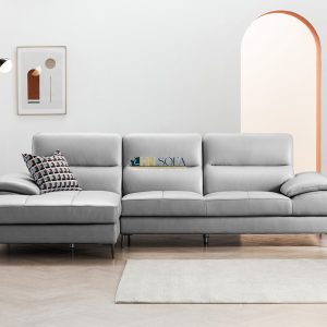 Alternative view of Mẫu sofa góc L hiện đại bọc da HNS58