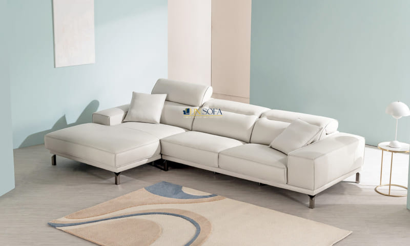 Mẫu Sofa HNS61 thiết kế chữ L tối ưu không gian