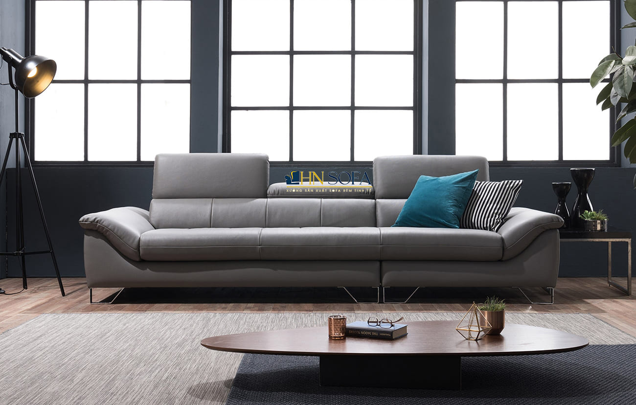 Sang trọng, hiện đại cùng mẫu sofa da Microfiber HNS71 - Ảnh 8