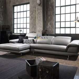 Alternative view of Vẻ đẹp đẳng cấp cùng Sofa góc L giả da Microfiber HNS76