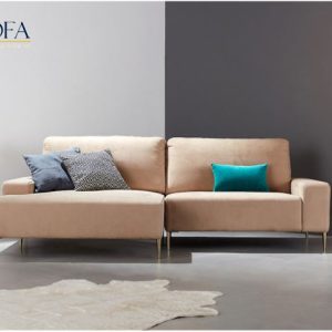 Mẫu sofa nỉ Hàn Quốc HNSN02 hiện đại và trẻ trung cho phòng khách chung cư