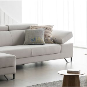 Alternative view of Mẫu sofa nỉ Việt góc L HNSN09 tối ưu từng chi tiết không gian!
