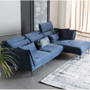 Alternative view of Mẫu sofa góc bọc nỉ cao cấp HNSN12