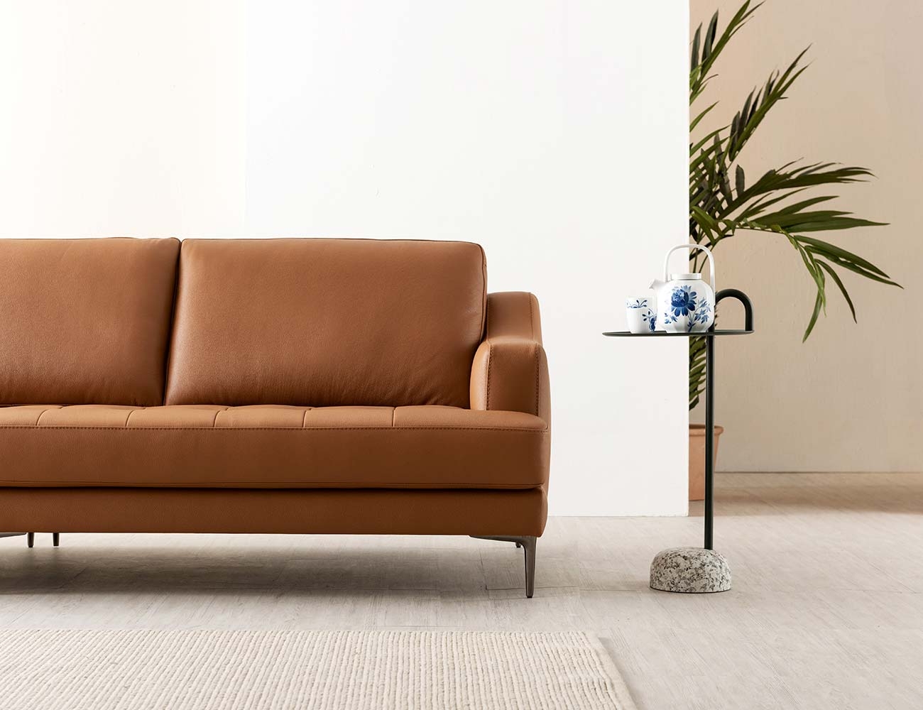 Sofa văng da bò Ý HNS99 bền bỉ cùng năm tháng - Ảnh 4
