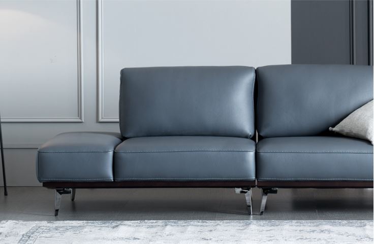 Mẫu ghế sofa da góc L HNS15 trẻ trung và sang trọng cuốn hút! - Ảnh 5