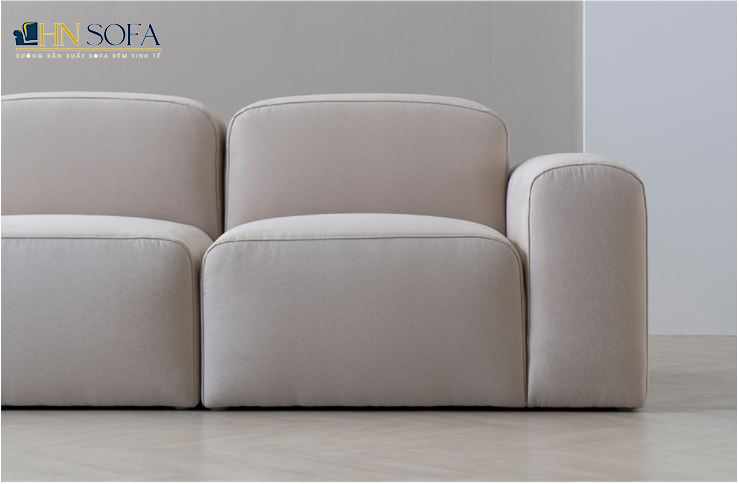 Sofa bọc nỉ HNSN01 sang trọng theo phong cách Ý - Ảnh 4