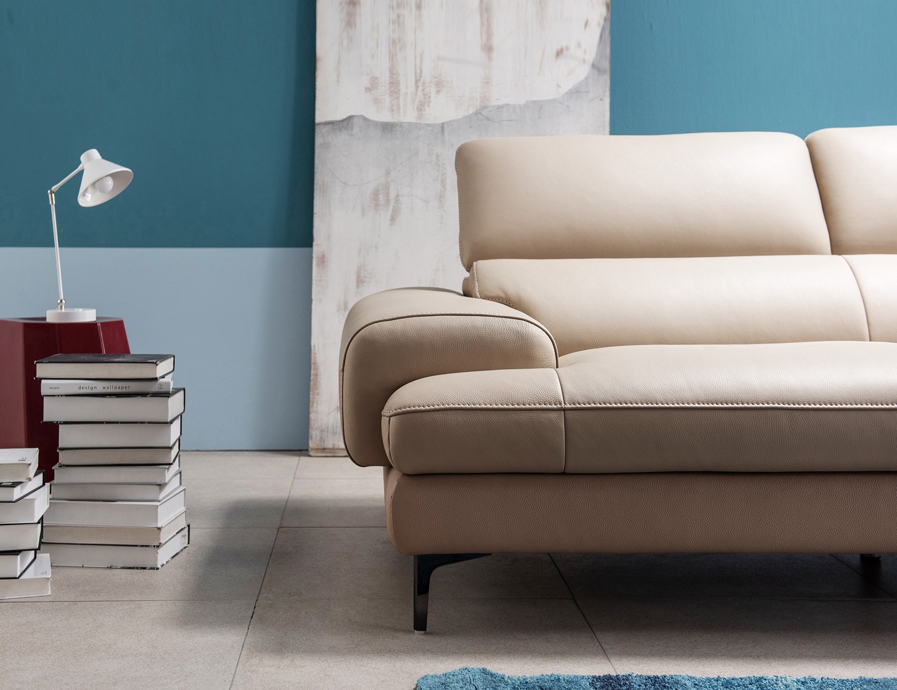 Sofa văng bộ da Malaysia cao cấp HNS94 - Tạo luồng gió mát cho không gian - Ảnh 3