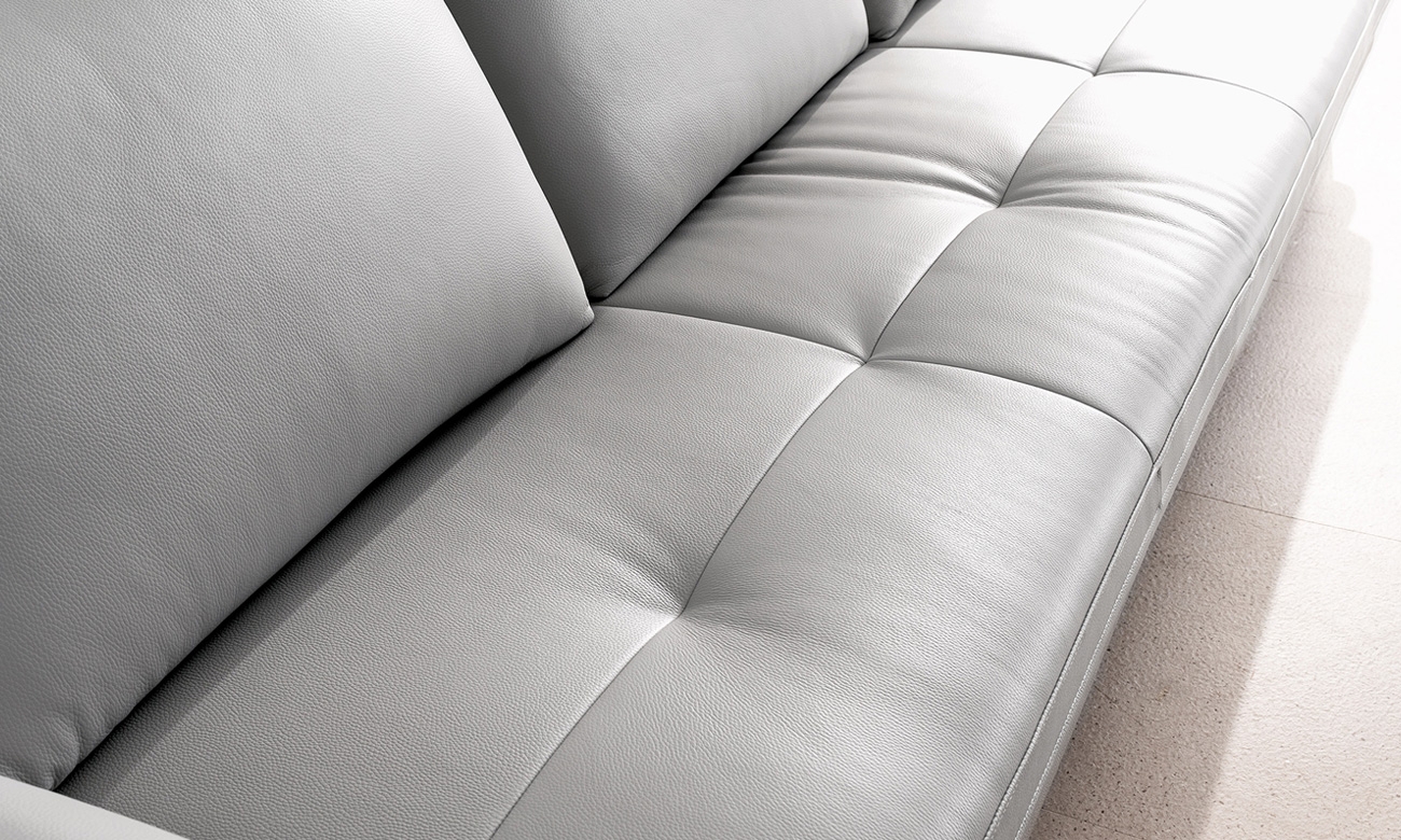 Sofa văng trẻ trung với tone màu ghi sáng