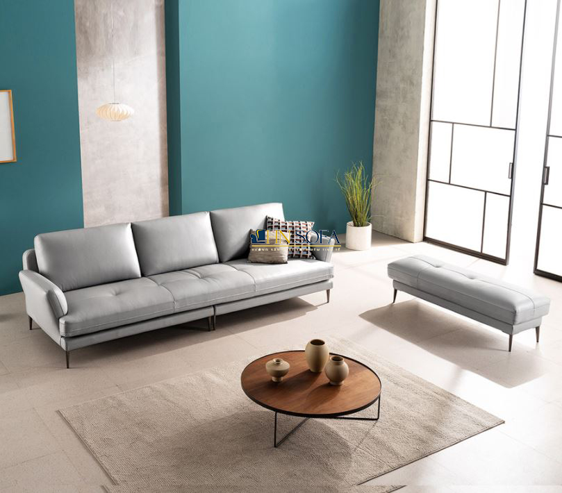 Mẫu sofa văng 3 chỗ bọc da Anh Quốc HNS54