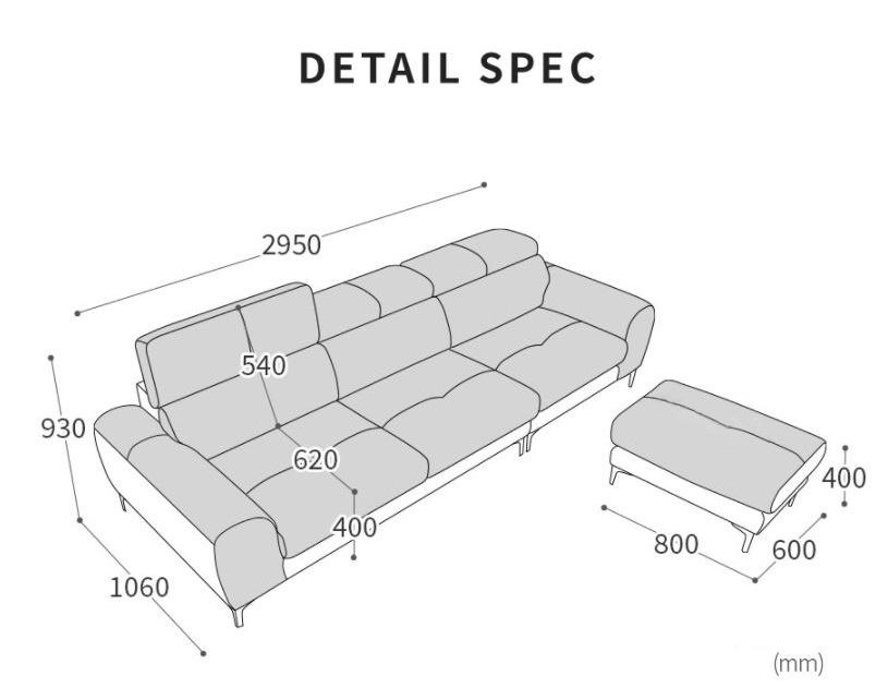 Phòng khách trẻ trung và tinh tế với sofa văng da HNS72 - Ảnh 5