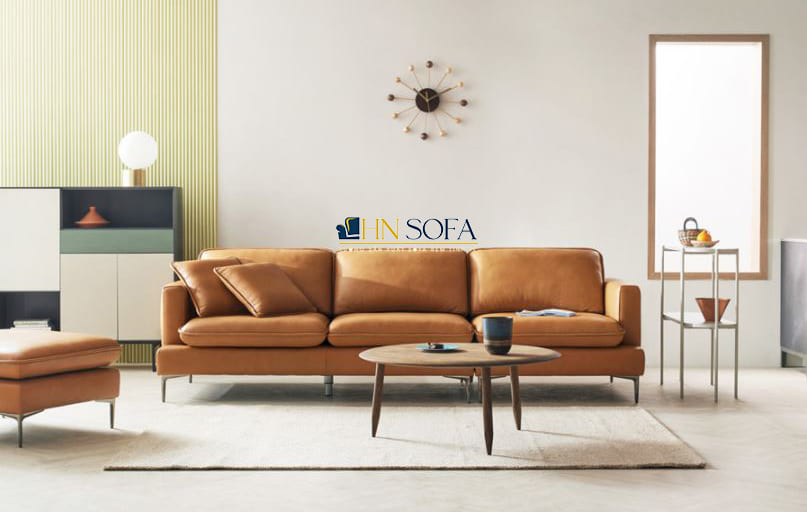 Mẫu sofa văng da Malaysia 3 chỗ HNS40