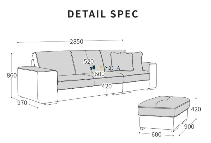 Mẫu sofa văng da Hàn Quốc màu xanh lá HNS50 - Ảnh 12