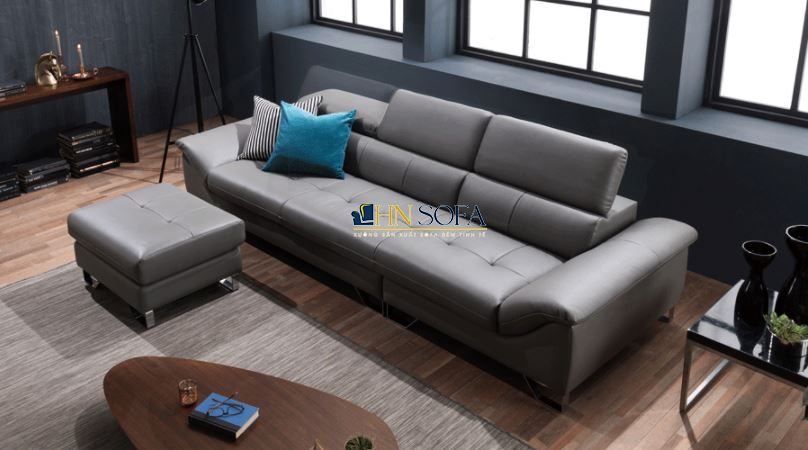 Sang trọng, hiện đại cùng mẫu sofa da Microfiber HNS71 - Ảnh 12