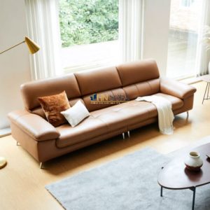 Mẫu sofa văng da bò Carola Ý HNS55
