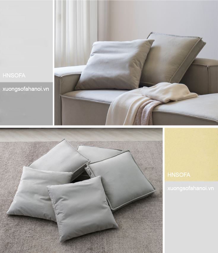 Sofa văng nỉ hiện đại HNSN03 thiết kế linh hoạt mọi không gian - Ảnh 6
