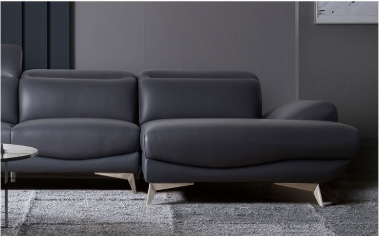 Mẫu sofa góc L da Hàn Quốc HNS17 những đường cong hoàn hảo - Ảnh 7
