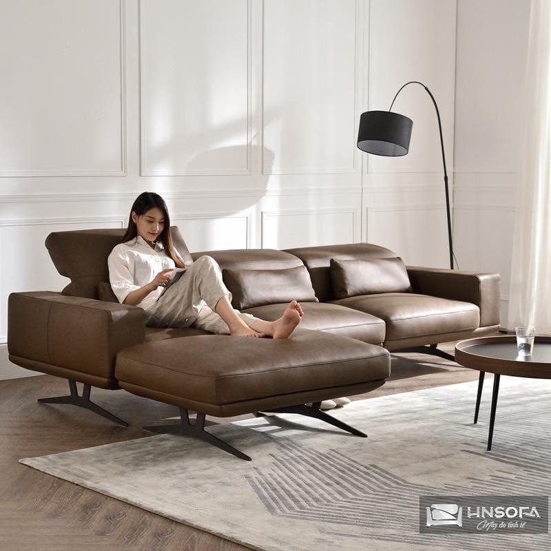 Ghế Sofa chữ L phu phù hợp gia đình nhiều thành viên