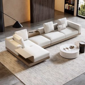 Sofa góc L HNS142 - Thiết kế đơn giản, hiện đại