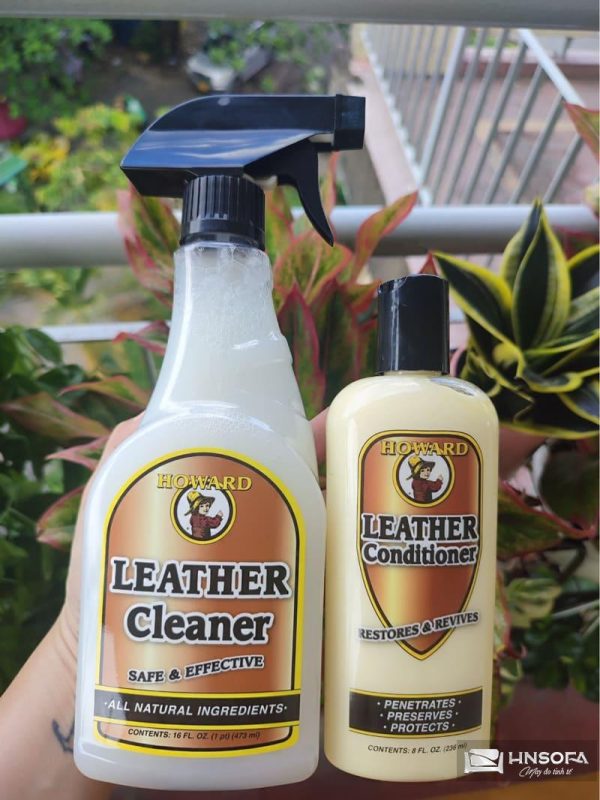 dung dịch vệ sinh ghế sofa da Howard Leather Cleaner là sản phẩm của thương hiệu HOWARD