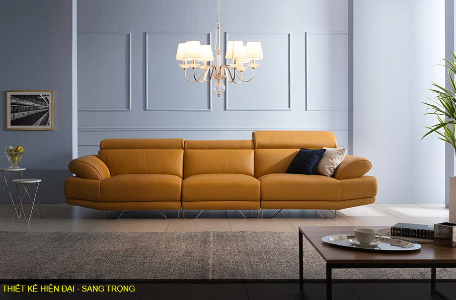 Mẫu sofa băng giả da Hàn Quốc HNS04