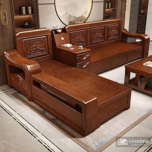 Alternative view of Sofa Gỗ Sang Trọng HNW01