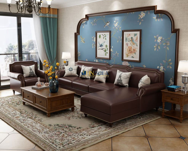 Mẫu sofa Tân Cổ Điển HNS63