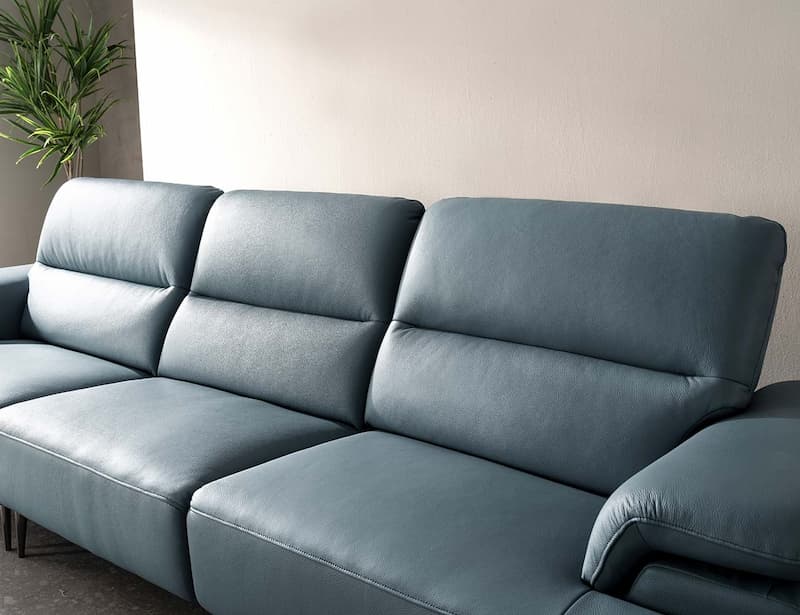 Mẫu Sofa HNS92 với vỏ bọc da bò Ý đẹp, mầu sắc đa dạng