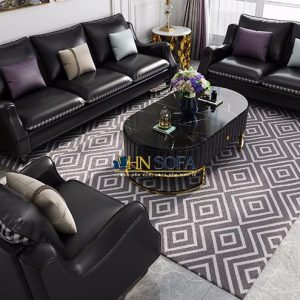 Sofa bộ bọc da Hàn HNS64 - Mảnh ghép hoàn hảo cho phòng khách