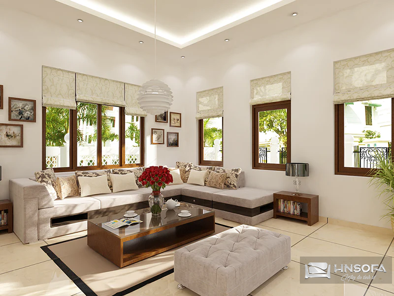  Cách bố trí sofa phòng khách phù hợp với không gian nhà bạn