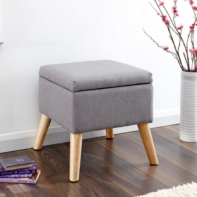 Mẫu ghế đôn sofa nỉ hiện đại