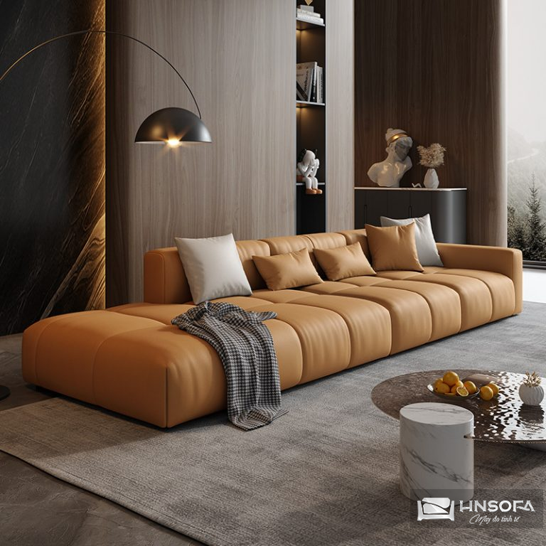 Ghế sofa da mang lại sự mềm mại êm ái 