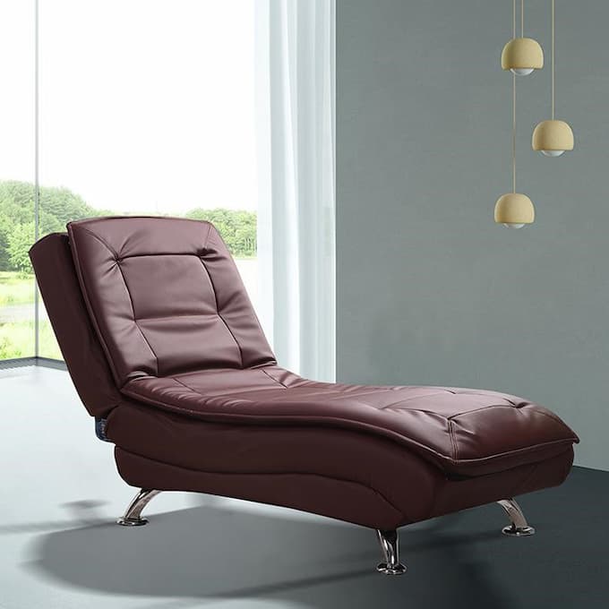 Ghế sofa da thư giãn cho không gian phòng ngủ