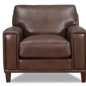 Sofa đơn da thật cao cấp dáng vuông bề thế SFĐ15 sang trọng