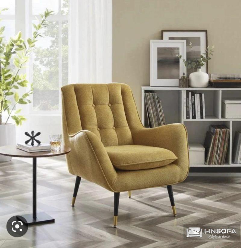 Ghế sofa đơn phòng trọ dáng tân cổ điển SFĐ08