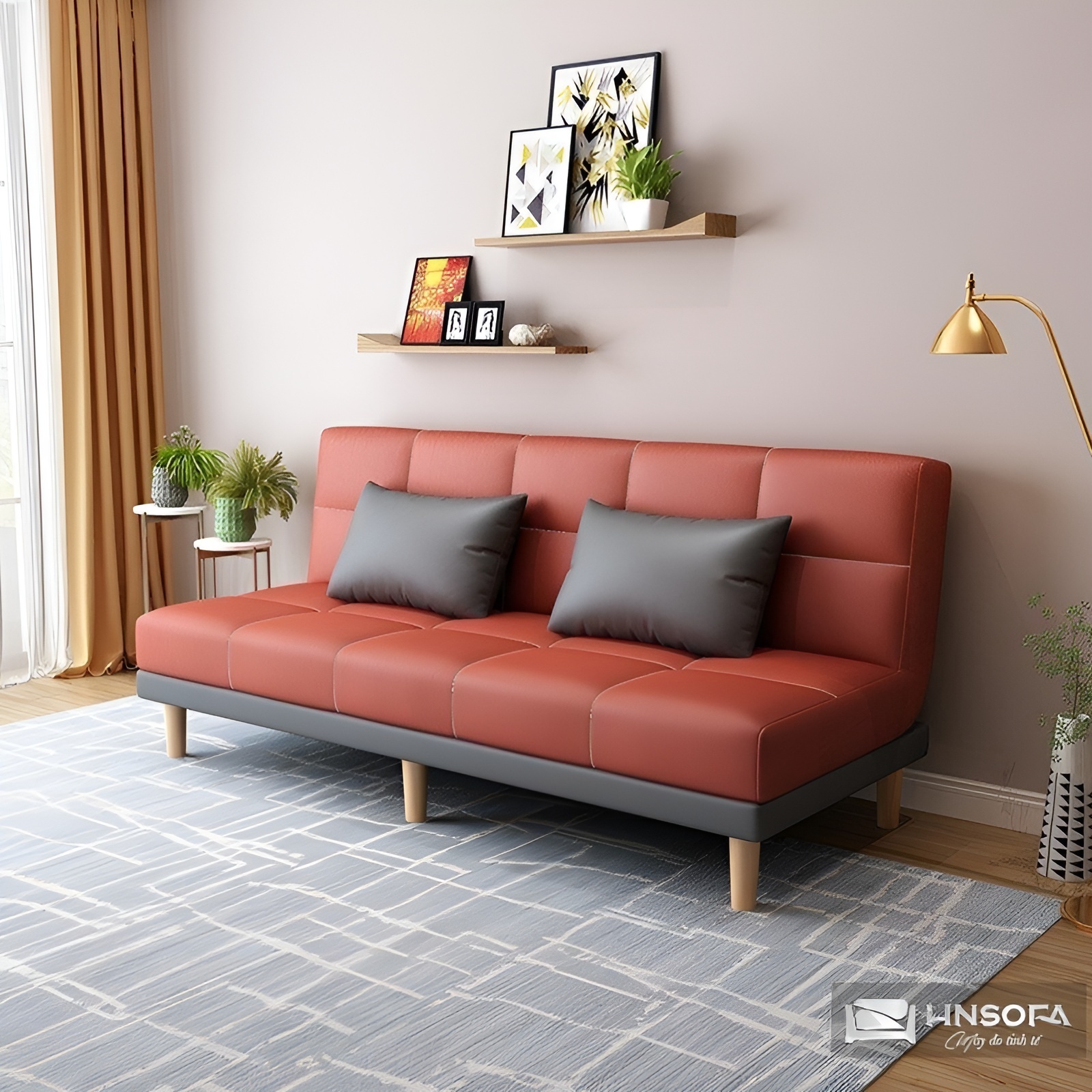 Ghế sofa giường 1m4 cho bé giá tốt HNS210