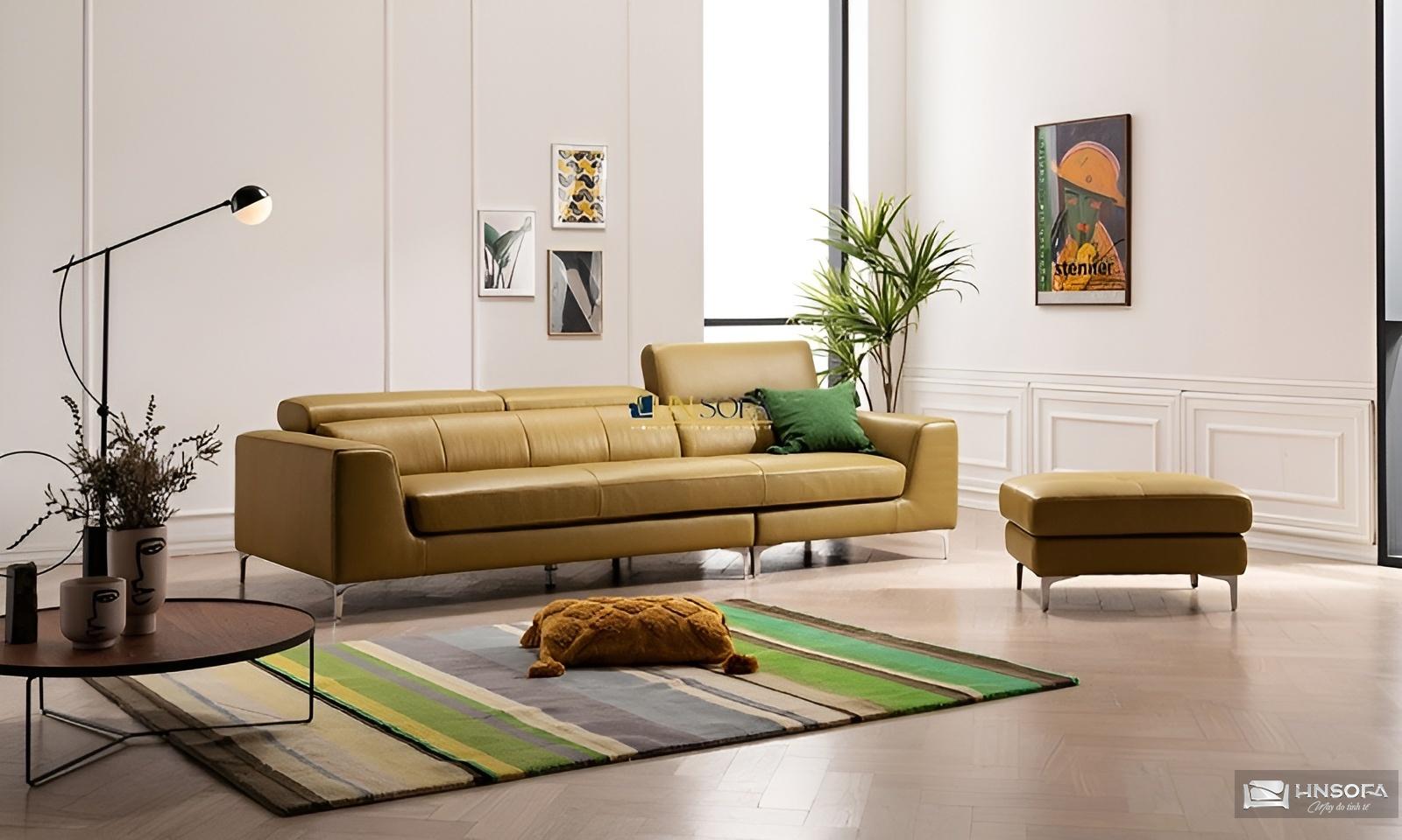 Ghế sofa màu vàng