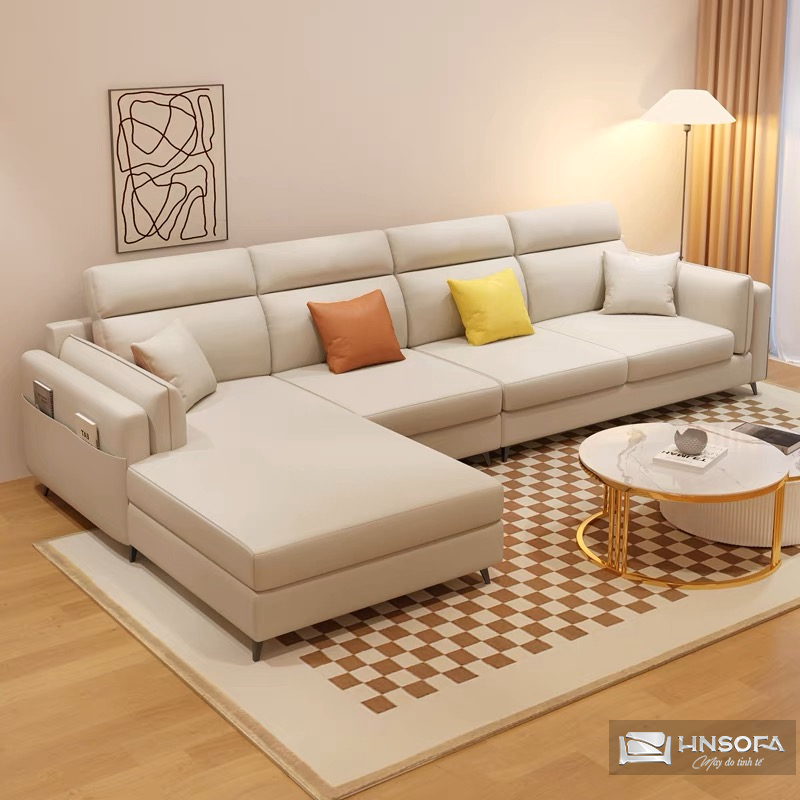 Ghế sofa phòng khách mang lại cảm giác êm ái 