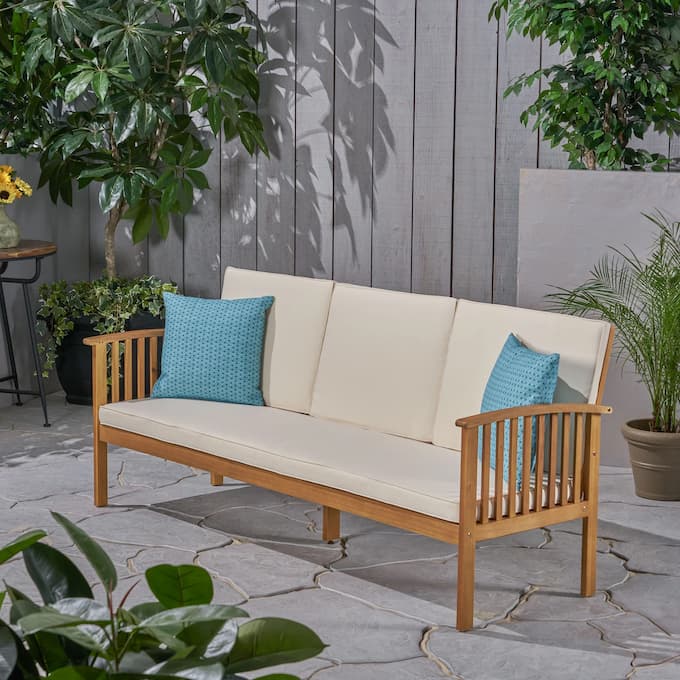 Mẫu gối tựa lưng cho ghế sofa gỗ