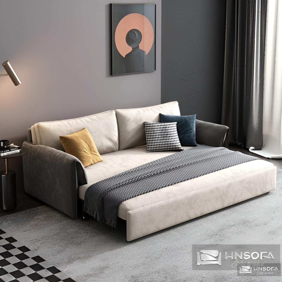 Biến đổi chiếc sofa thành chiếc giường lớn để nghỉ ngơi
