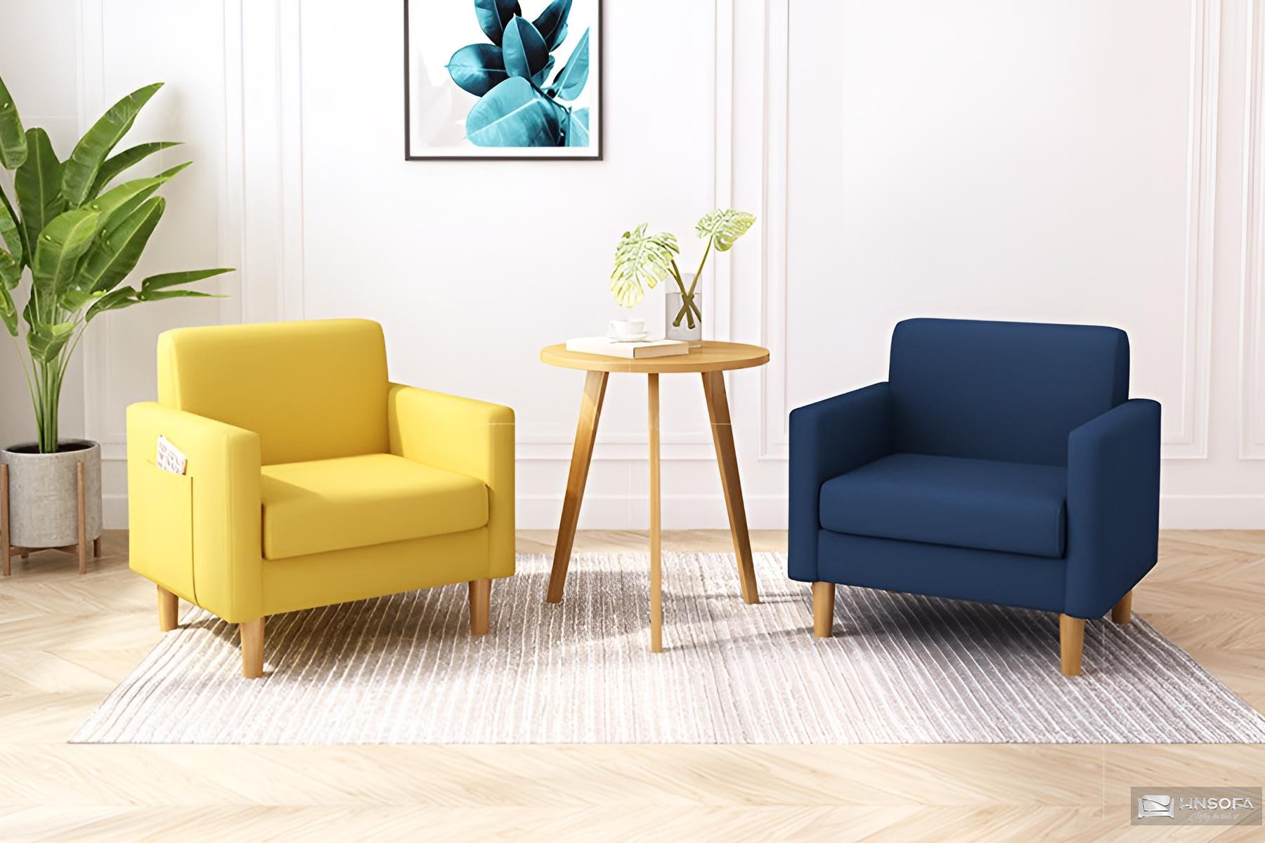 Lựa chọn sofa đơn bằng gỗ phải phù hợp với tổng thể thiết kế nội thất và phong cách của không gian