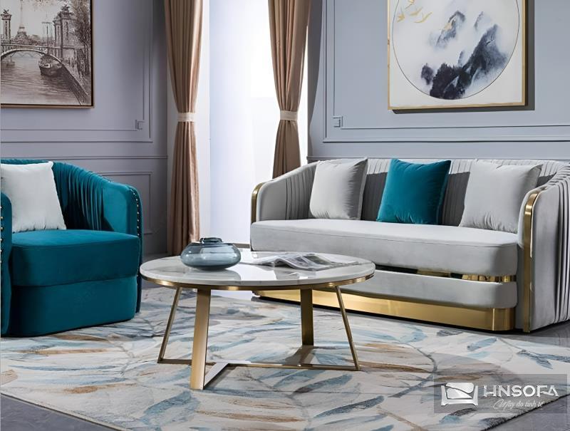 Lưu ý lựa chọn kiểu dáng và kích thước ghế sofa chân inox mạ vàng phù hợp với không gian sống