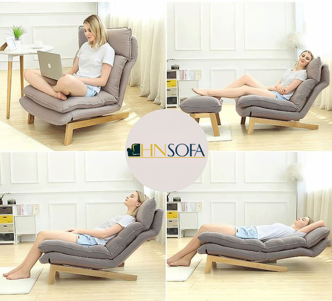 Mẫu ghế sofa thư giãn đa năng đọc sách, làm việc, giường ngủ
