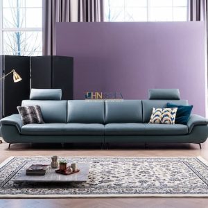 Sofa văng 4 chỗ ngồi da Anh Quốc HNS97 - Đẳng cấp vượt thời gian
