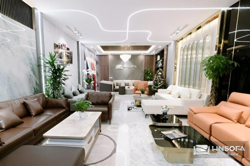 Mua ghế sofa chân sắt cao cấp tại showroom HNsofa
